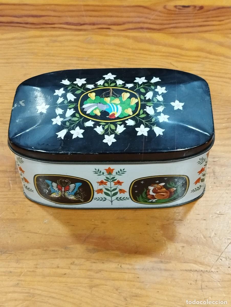 Cajas y cajitas met&aacute;licas: CAJA DULCES UNZU&Eacute; MET&Aacute;LICA.