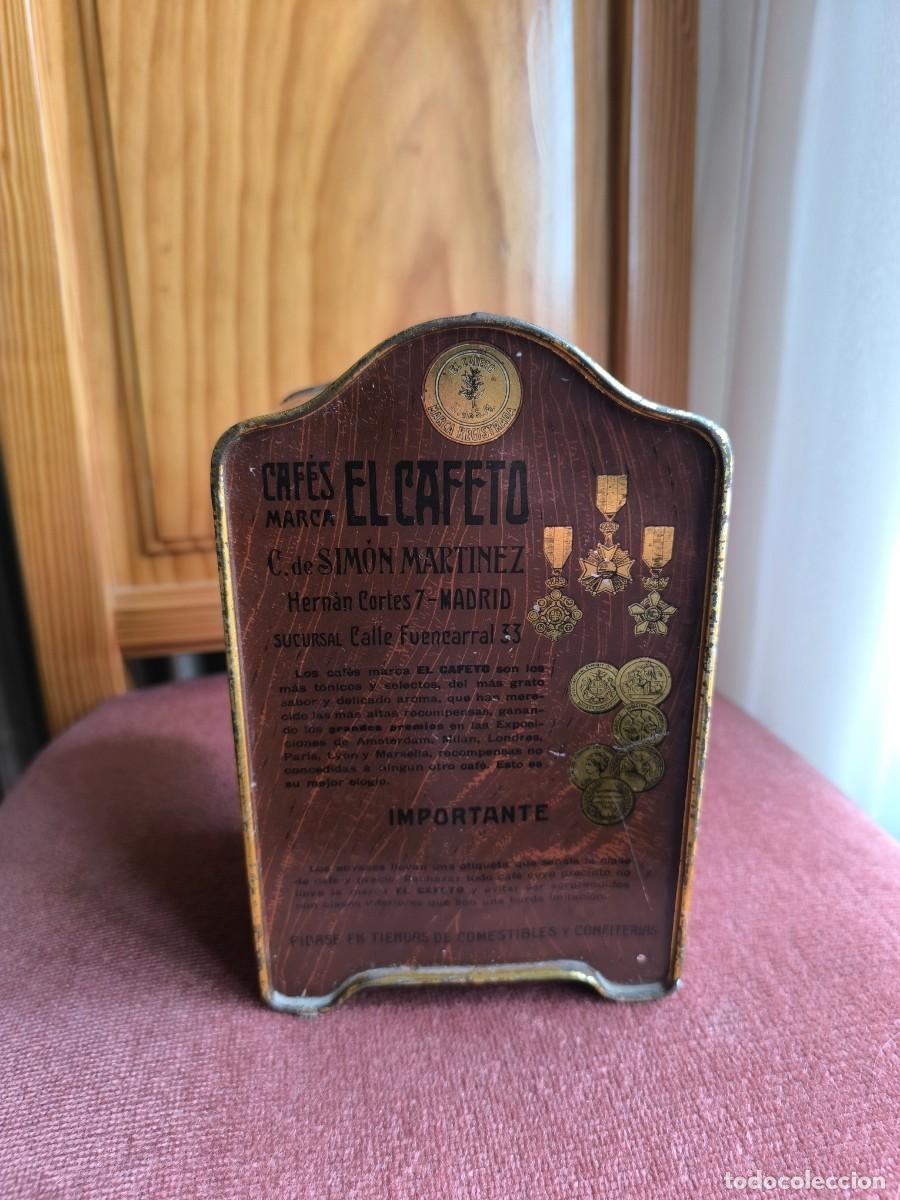 Cajas y cajitas met&aacute;licas: Caja de hojalata de &rdquo;el cafeto&rdquo; - Foto 1