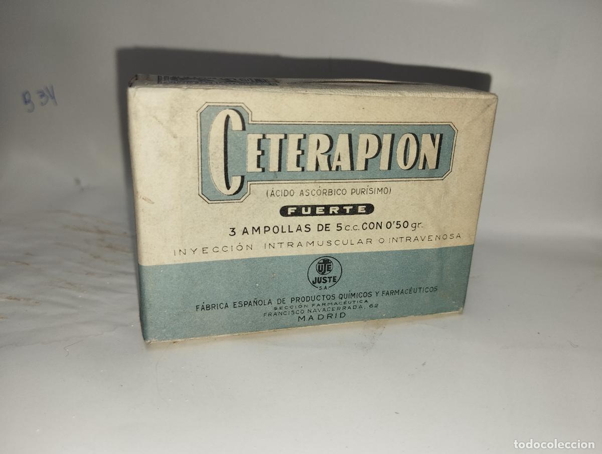 Blechdosen und Kisten: CAJA DE FARMACIA CETERAPION JUSTE / MEDICAMENTO ANTIGUO