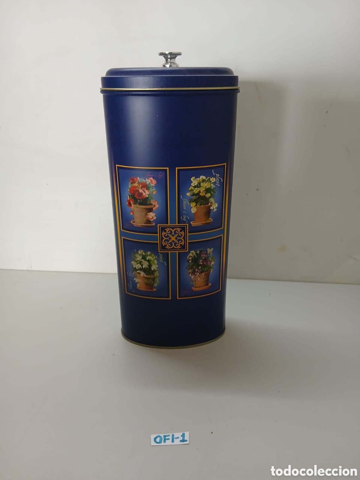 Cajas y cajitas met&aacute;licas: Caga vintage antigua - Foto 1