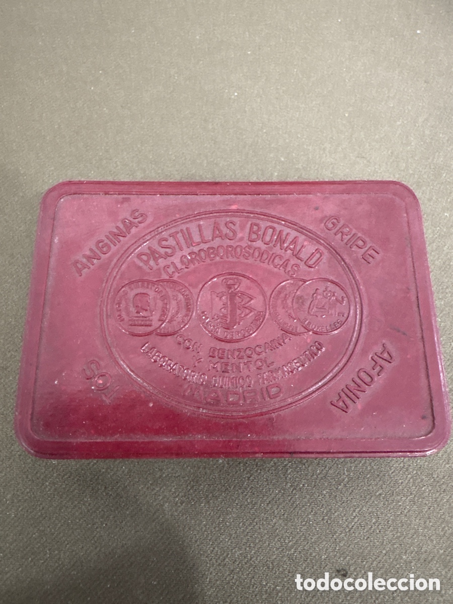 Blechdosen und Kisten: Caja Pastillas Bonald. Anginas, Gripe, Afon&iacute;a, Tos...*ver fotos *
