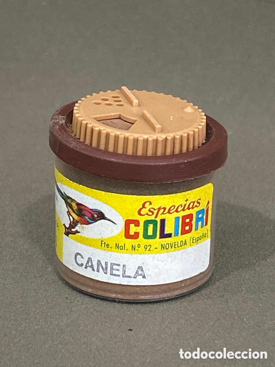Blechdosen und Kisten: ANTIGUO BOTE DE ESPECIAS COLIBR&Iacute; DE CANELA, NOVELDA(ALICANTE) *LLENO* *VER FOTOS*