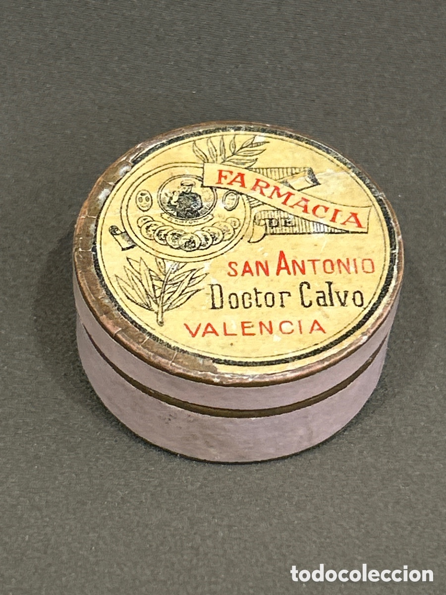 Blechdosen und Kisten: CAJITA ANTIGUA DE CARTON DE LA FARMACIA SAN ANTONIO, DOCTOR CALVO, VALENCIA