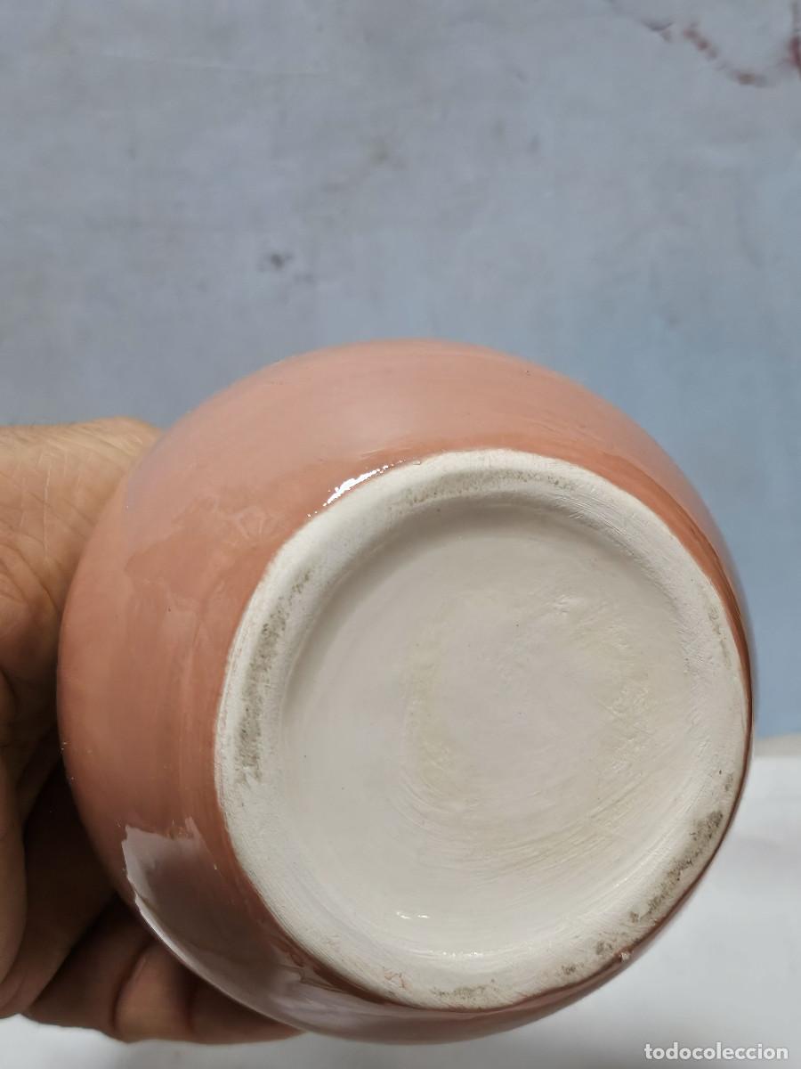 Cajas y cajitas met&aacute;licas: botella de ceramica vintage - Foto 4