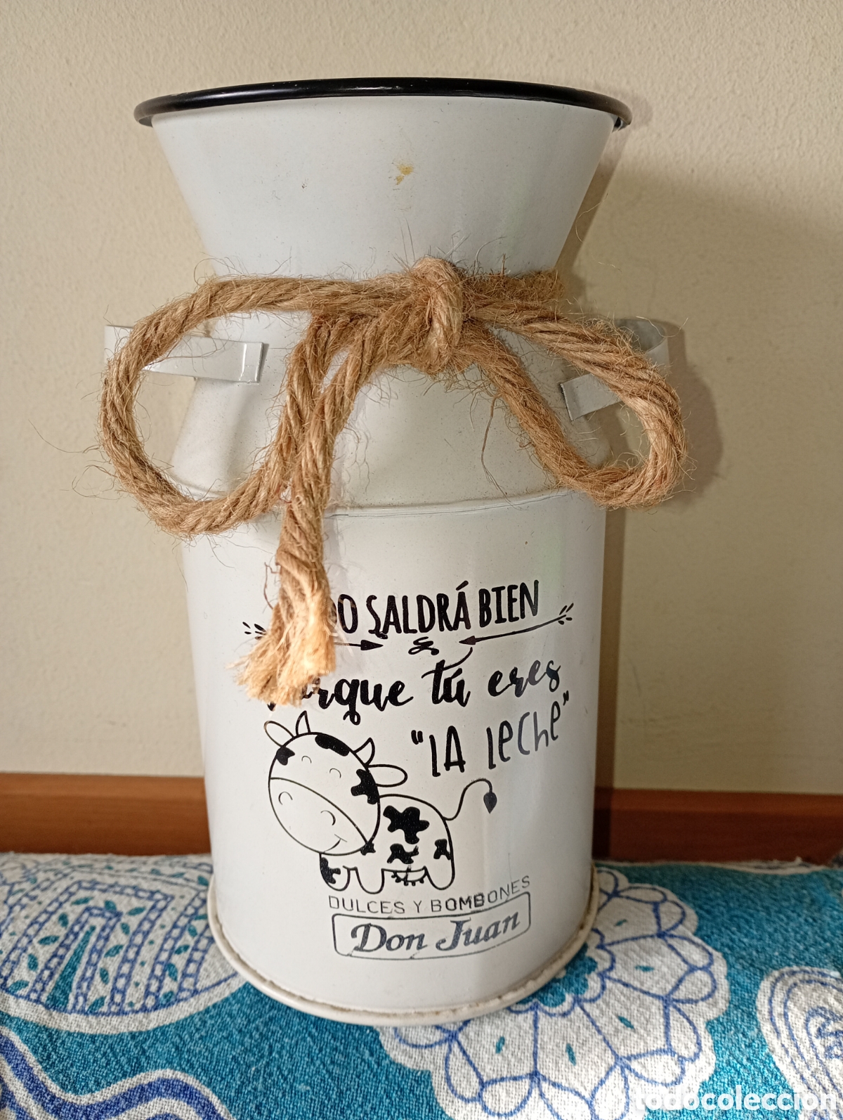 Cajas y cajitas met&aacute;licas: Jarritas lechera bombonera. - Foto 1