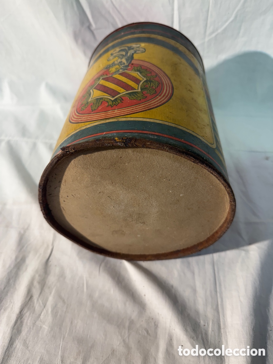 Cajas y cajitas met&aacute;licas: Antiguo envase de cart&oacute;n - Foto 4