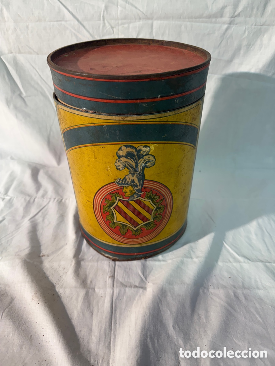 Cajas y cajitas met&aacute;licas: Antiguo envase de cart&oacute;n - Foto 1