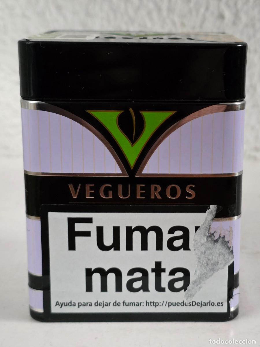 Bo&icirc;tes et petites bo&icirc;tes m&eacute;talliques: Caja Lata vac&iacute;a Vegueros 16 Ma&ntilde;anitas - Habanos Pinar del R&iacute;o Cuba - Puros Cigars
