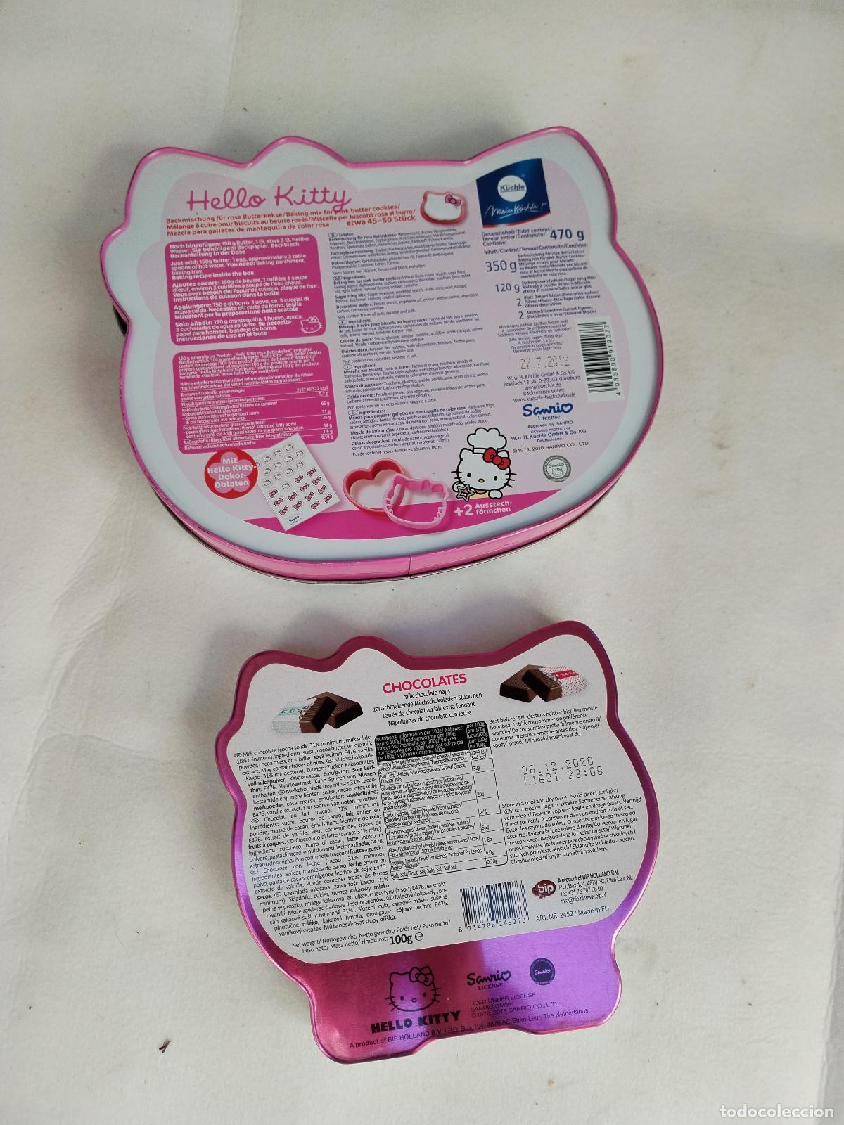 Cajas y cajitas met&aacute;licas: 2 cajas de hello kitty chocolates - Foto 4