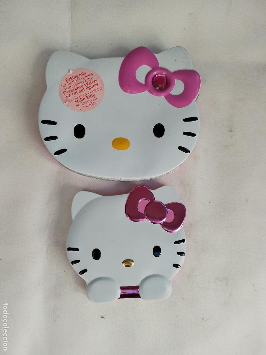 Cajas y cajitas met&aacute;licas: 2 cajas de hello kitty chocolates - Foto 1