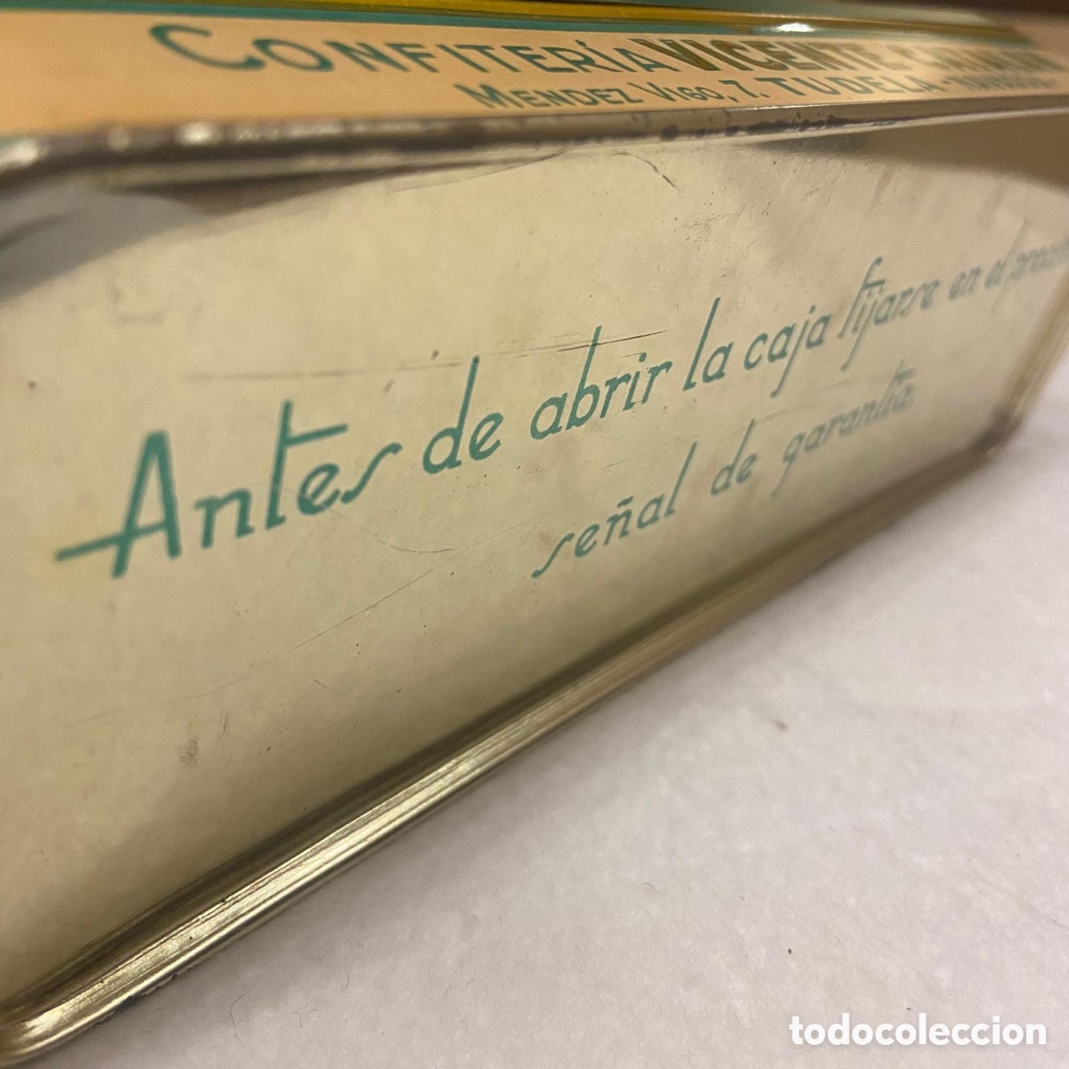 Cajas y cajitas met&aacute;licas: Caja de Mantecadas Catal&aacute;n - Foto 2