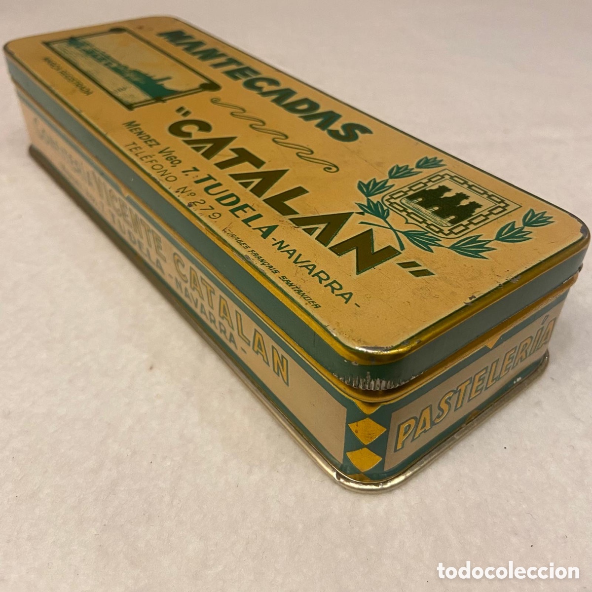 Cajas y cajitas met&aacute;licas: Caja de Mantecadas Catal&aacute;n - Foto 3