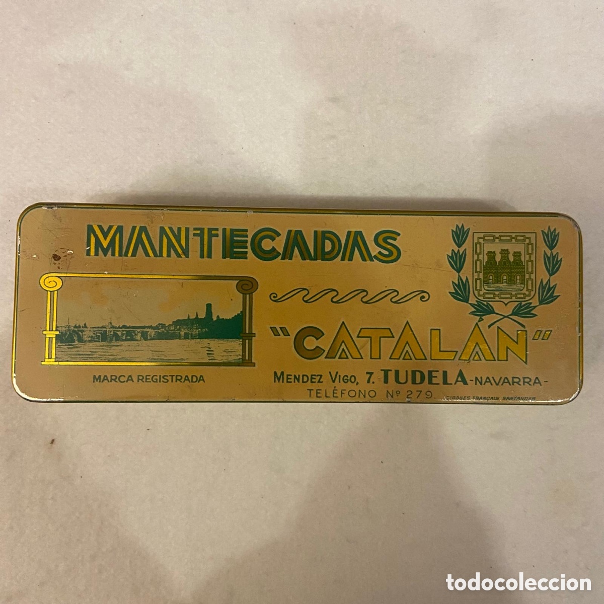 Cajas y cajitas met&aacute;licas: Caja de Mantecadas Catal&aacute;n - Foto 1