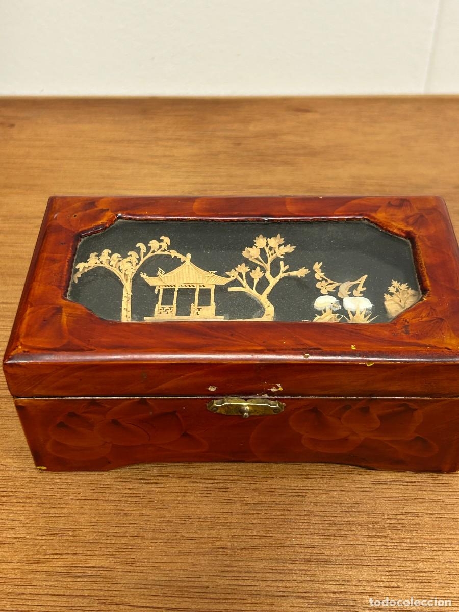 Cajas y cajitas met&aacute;licas: Joyero Japon&eacute;s de madera - Foto 2