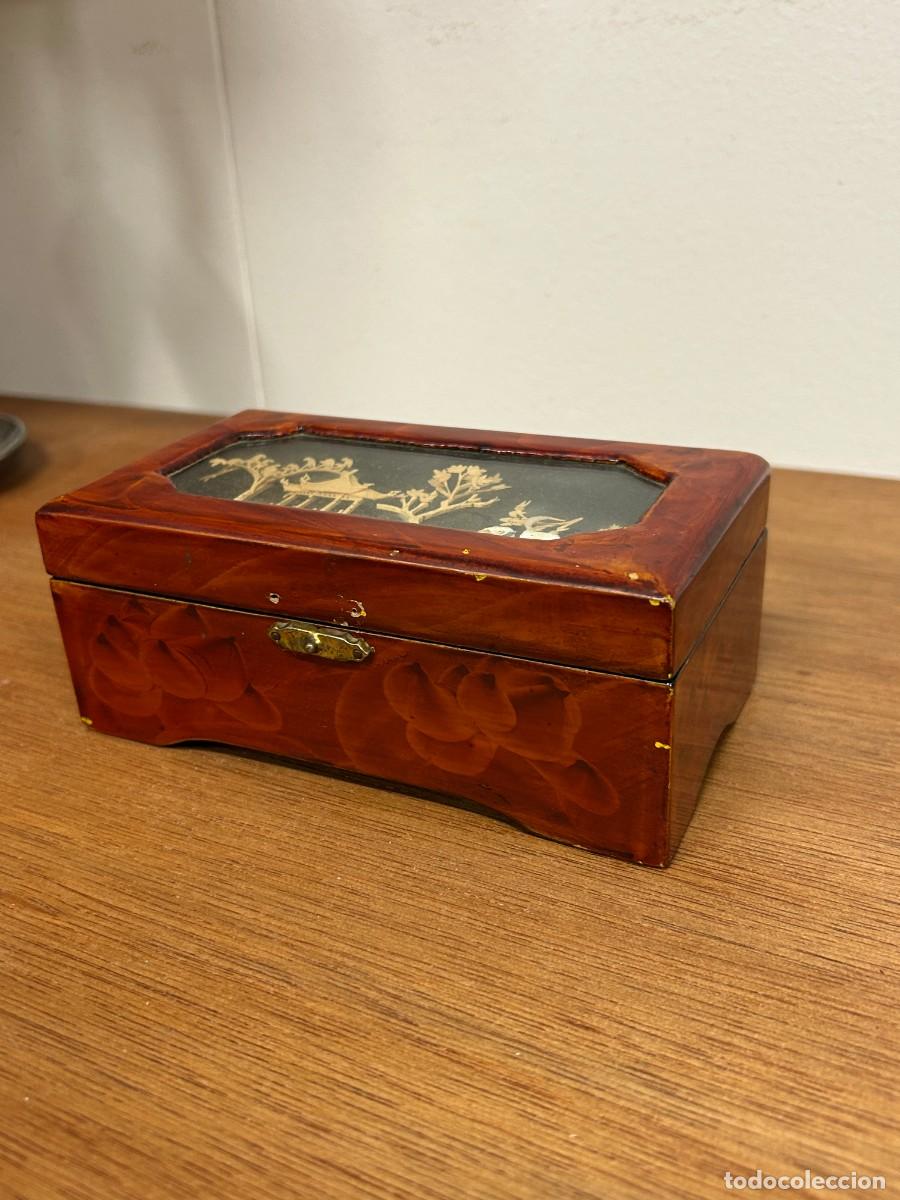 Cajas y cajitas met&aacute;licas: Joyero Japon&eacute;s de madera - Foto 6