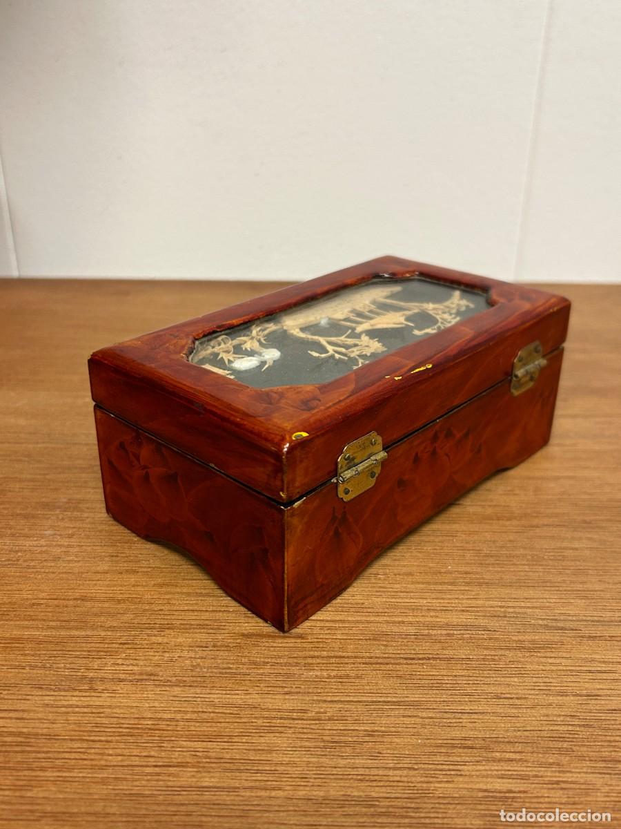 Cajas y cajitas met&aacute;licas: Joyero Japon&eacute;s de madera - Foto 7