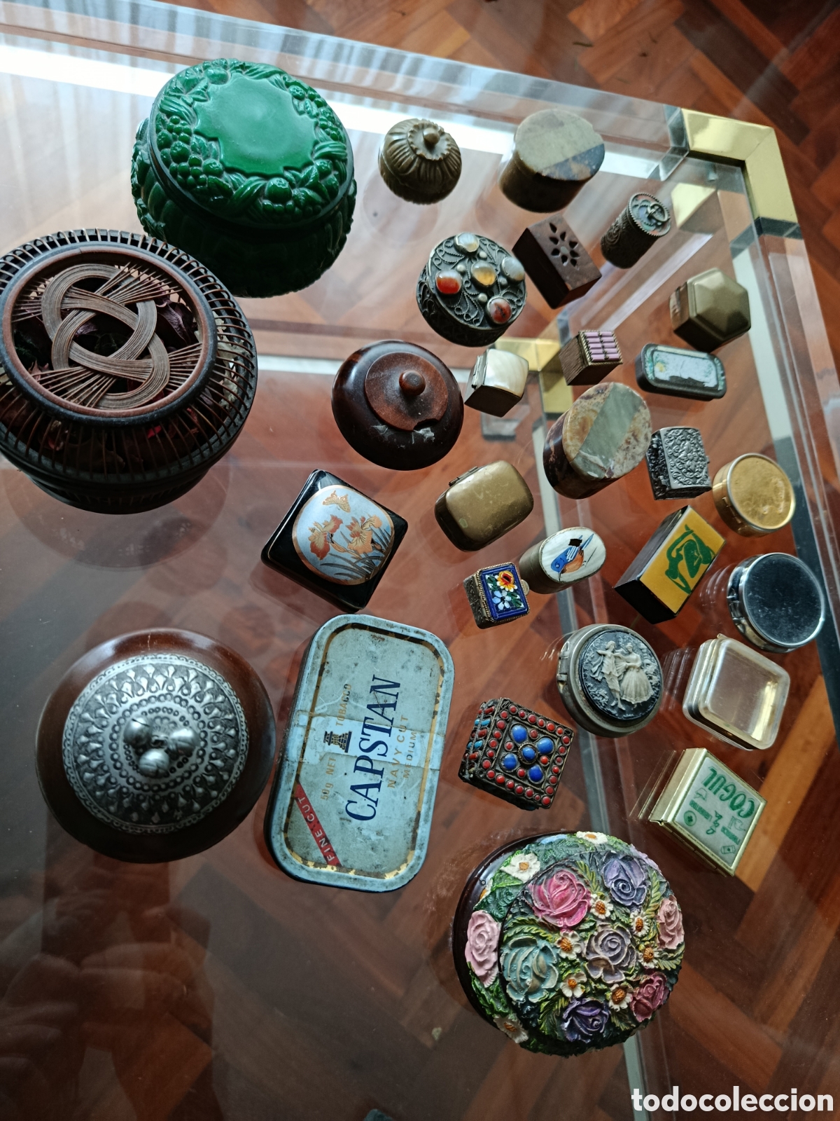 Cajas y cajitas met&aacute;licas: Colecci&oacute;n de 26 cajitas - Foto 1