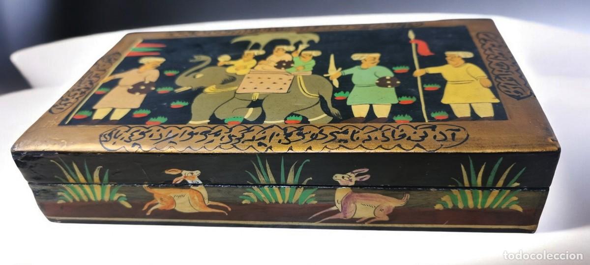 Cajas y cajitas met&aacute;licas: Caja de Papier-M&acirc;ch&eacute;. - Foto 2