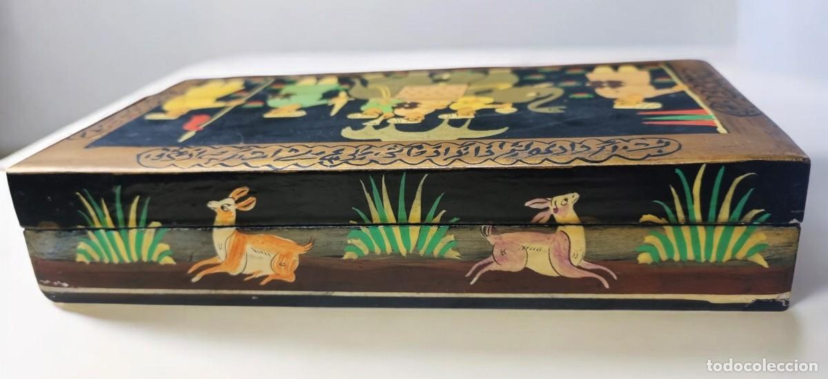 Cajas y cajitas met&aacute;licas: Caja de Papier-M&acirc;ch&eacute;. - Foto 4