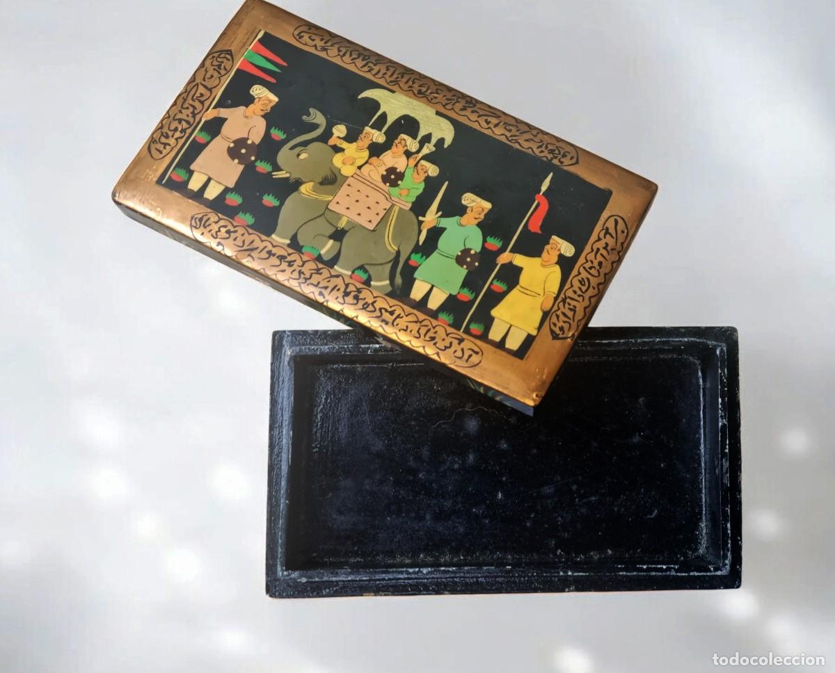 Cajas y cajitas met&aacute;licas: Caja de Papier-M&acirc;ch&eacute;. - Foto 7
