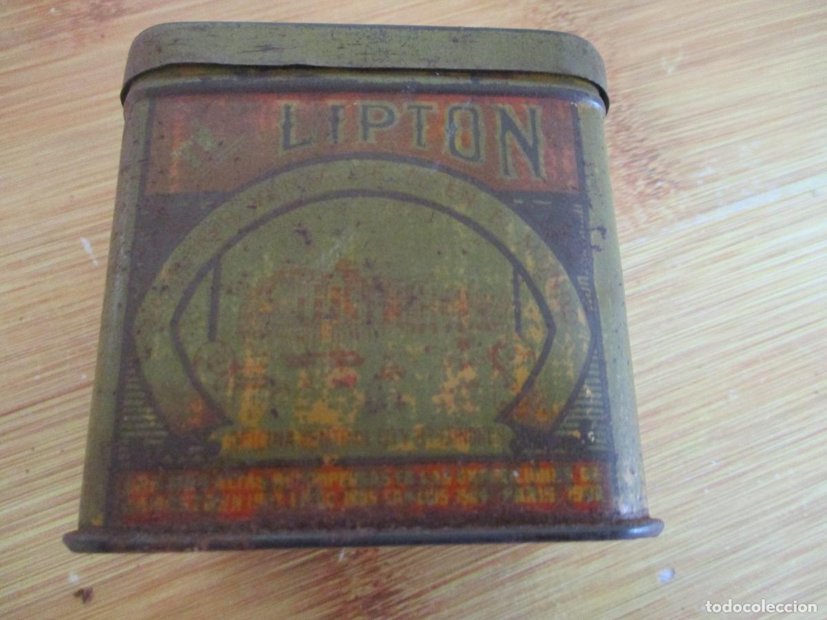 Cajas y cajitas met&aacute;licas: CAJA DE METAL: TE LIPTON.- - Foto 4