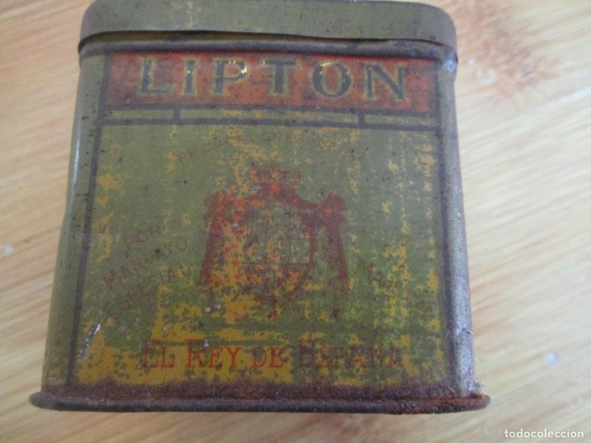 Cajas y cajitas met&aacute;licas: CAJA DE METAL: TE LIPTON.- - Foto 1