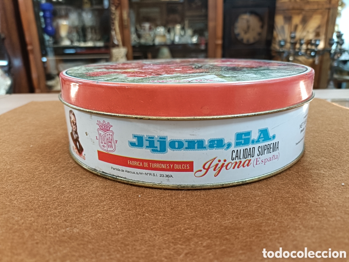 Blechdosen und Kisten: antigua lata de hojalata de colecci&oacute;n para turrones de Tortas Imperiales de Jijona.&nbsp;