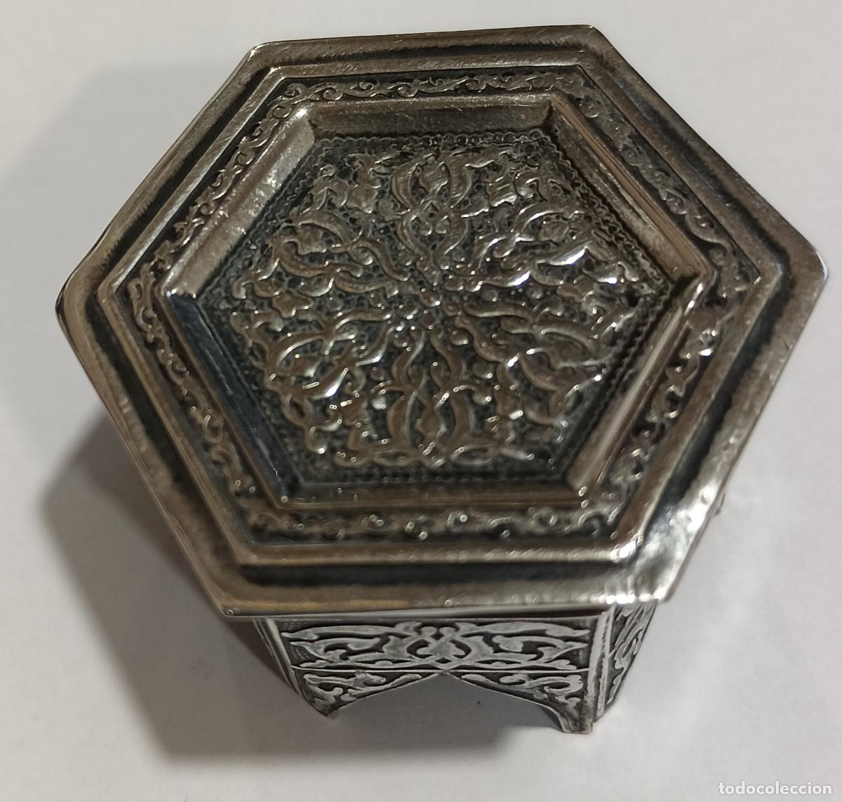 Cajas y cajitas met&aacute;licas: CAJA DE PLATA REPUJADA - Foto 3
