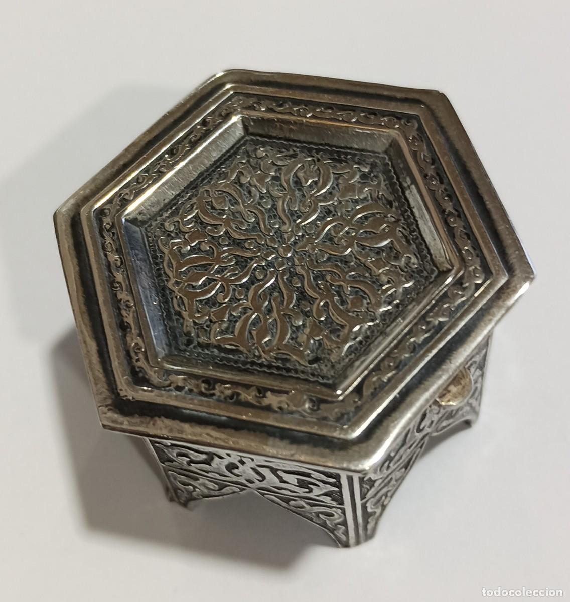 Cajas y cajitas met&aacute;licas: CAJA DE PLATA REPUJADA - Foto 4