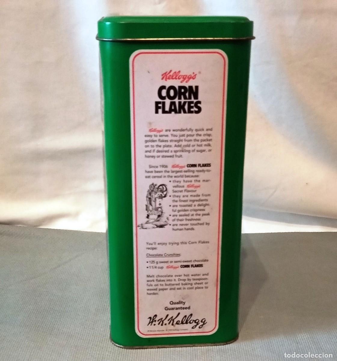 Cajas y cajitas met&aacute;licas: Lata Kelloggs Toasted Corn Flakes Colecci&oacute;n - Foto 7