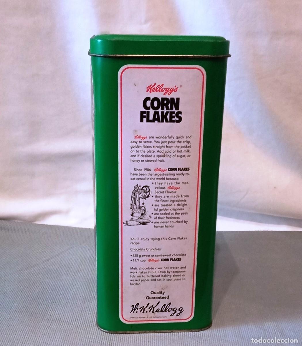 Cajas y cajitas met&aacute;licas: Lata Kelloggs Toasted Corn Flakes Colecci&oacute;n - Foto 8