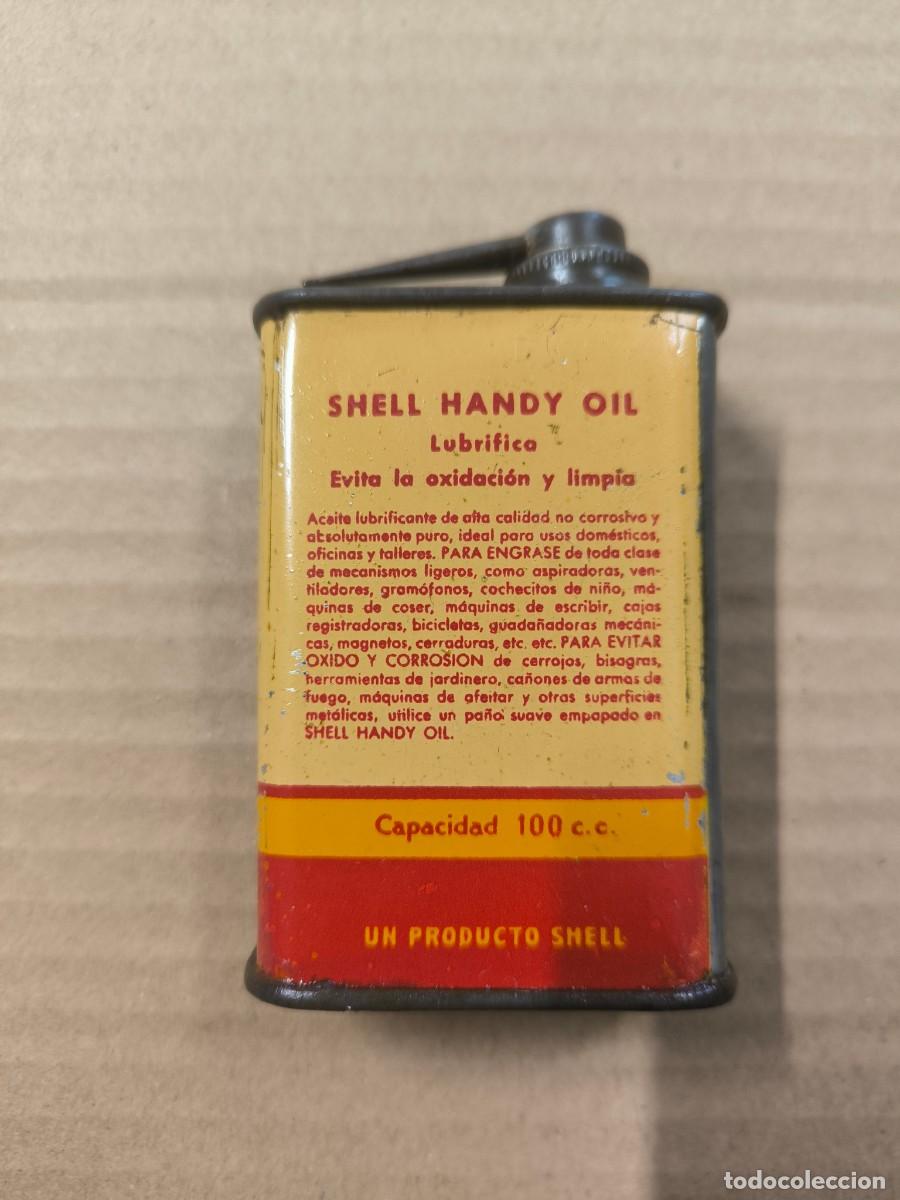 Cajas y cajitas met&aacute;licas: LATA DE SHELL HANDY OIL - Foto 4