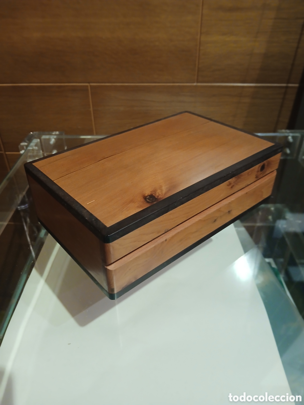 Cajas y cajitas met&aacute;licas: Caja de madera ventage - Foto 2