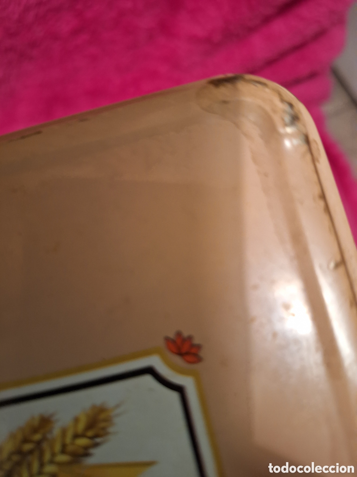 Cajas y cajitas met&aacute;licas: Caja Kellogs vintage - Foto 6