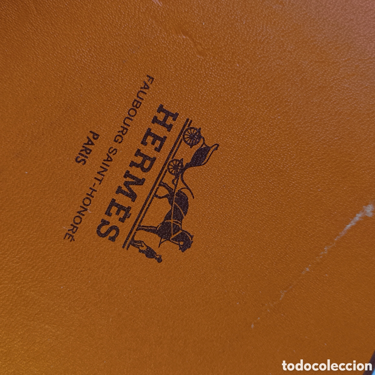 Cajas y cajitas met&aacute;licas: Caja/estuche HERMES en carton&eacute;. - Foto 2