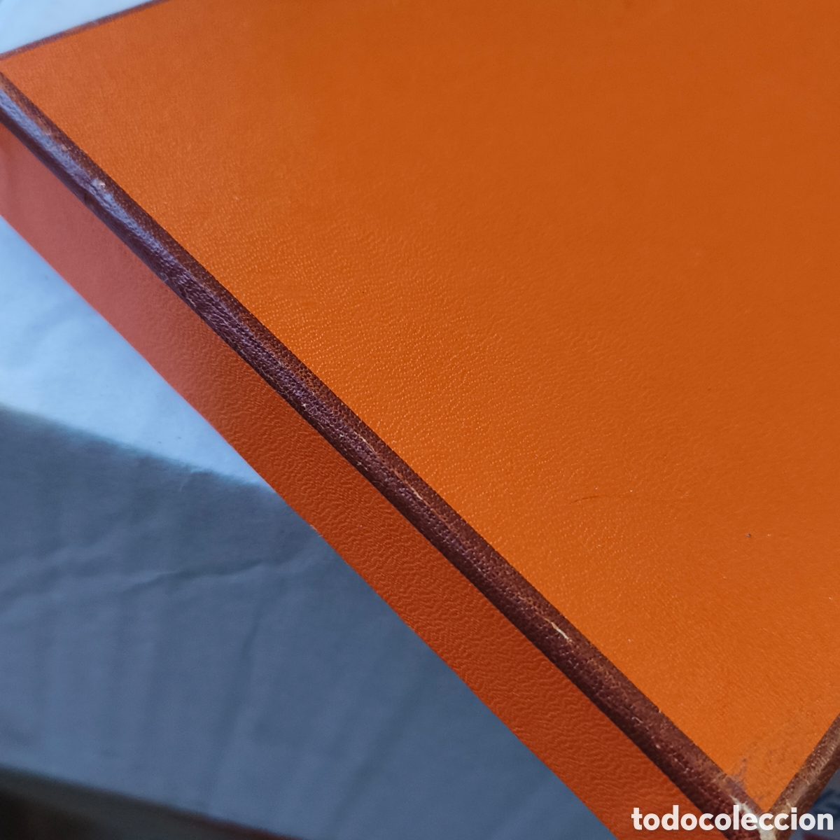 Cajas y cajitas met&aacute;licas: Caja/estuche HERMES en carton&eacute;. - Foto 4