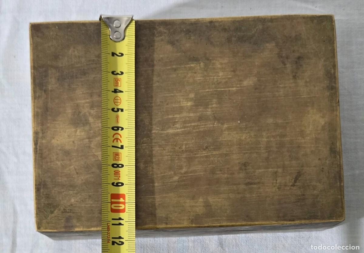Cajas y cajitas met&aacute;licas: Curiosa caja de madera y bronce - Foto 14