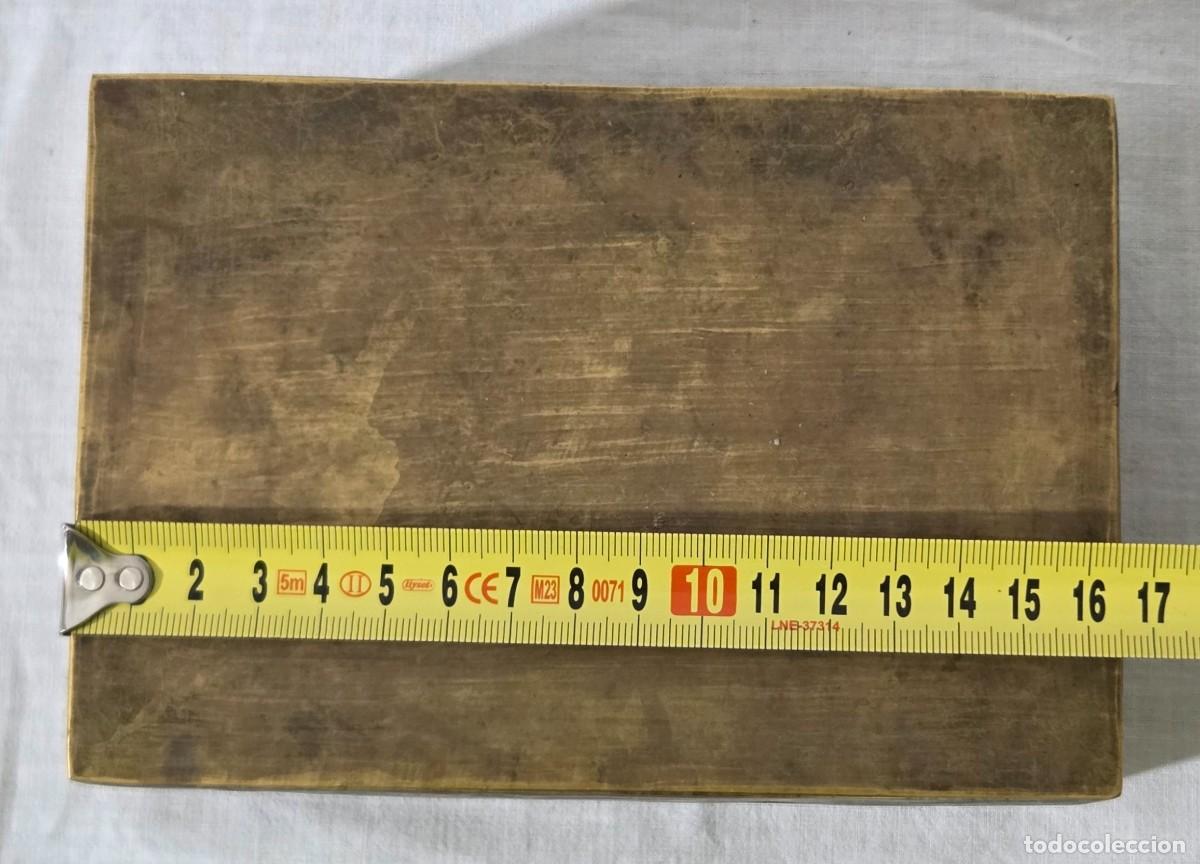 Cajas y cajitas met&aacute;licas: Curiosa caja de madera y bronce - Foto 15
