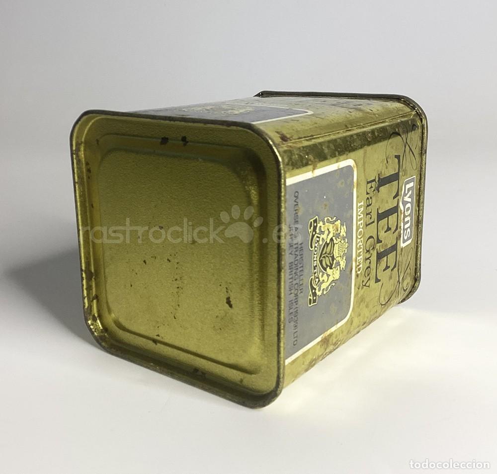 Cajas y cajitas met&aacute;licas: Lata vac&iacute;a de Lyons - TEA Earl Grey - Foto 5