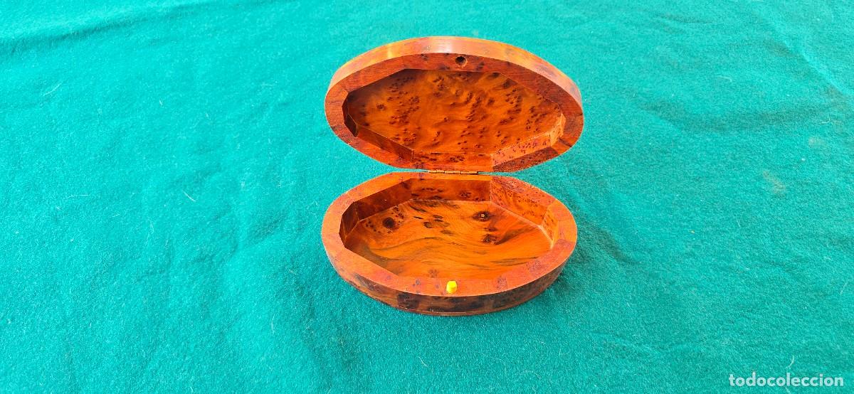 Cajas y cajitas met&aacute;licas: CAJA DE MADERA OVALADA - Foto 2
