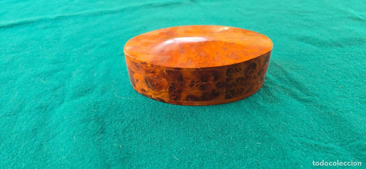Cajas y cajitas met&aacute;licas: CAJA DE MADERA OVALADA - Foto 3