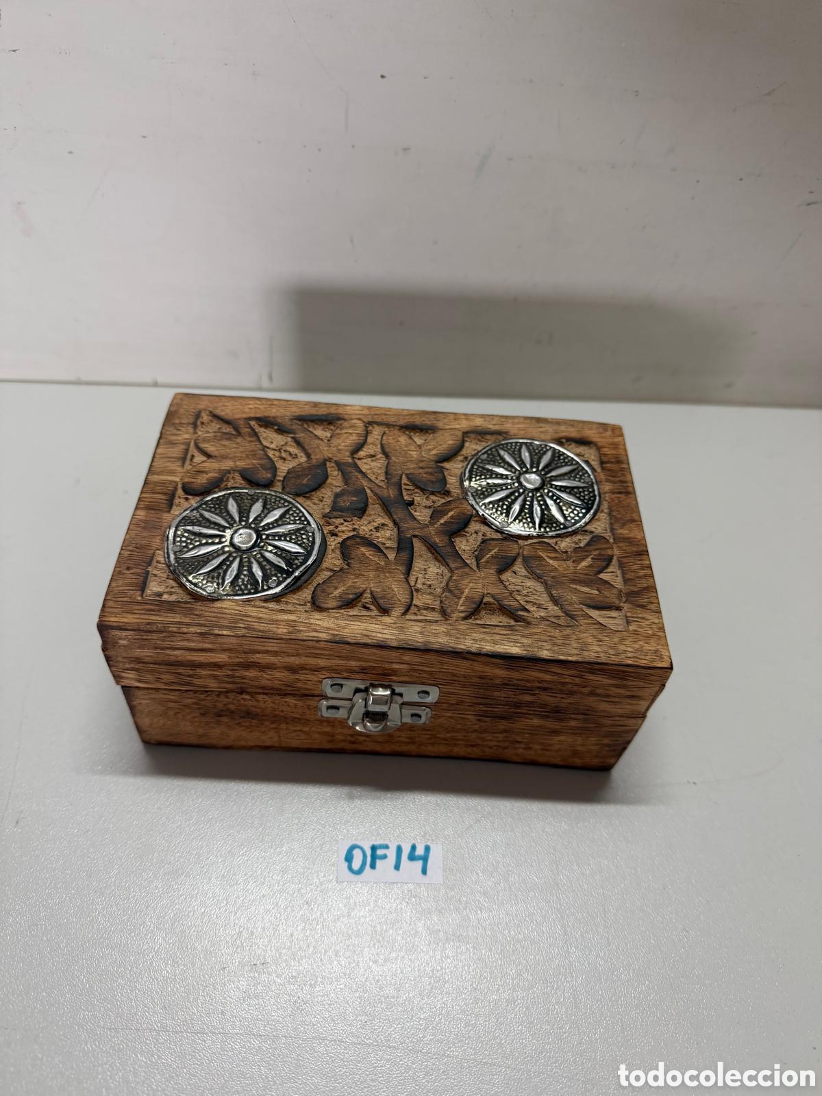 Cajas y cajitas met&aacute;licas: Caja de madera vintage - Foto 1
