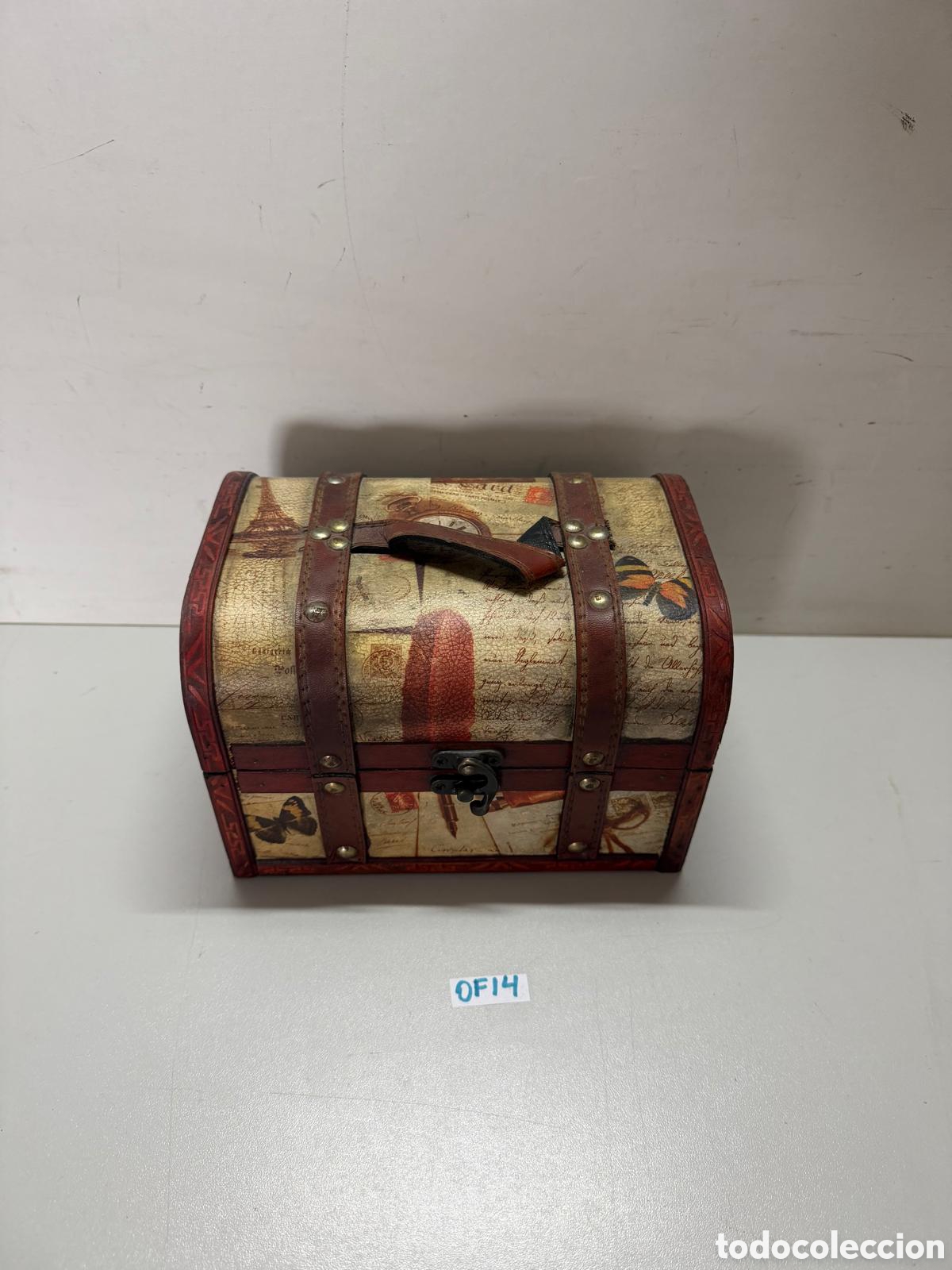 Cajas y cajitas met&aacute;licas: Caja de madera vintage - Foto 1