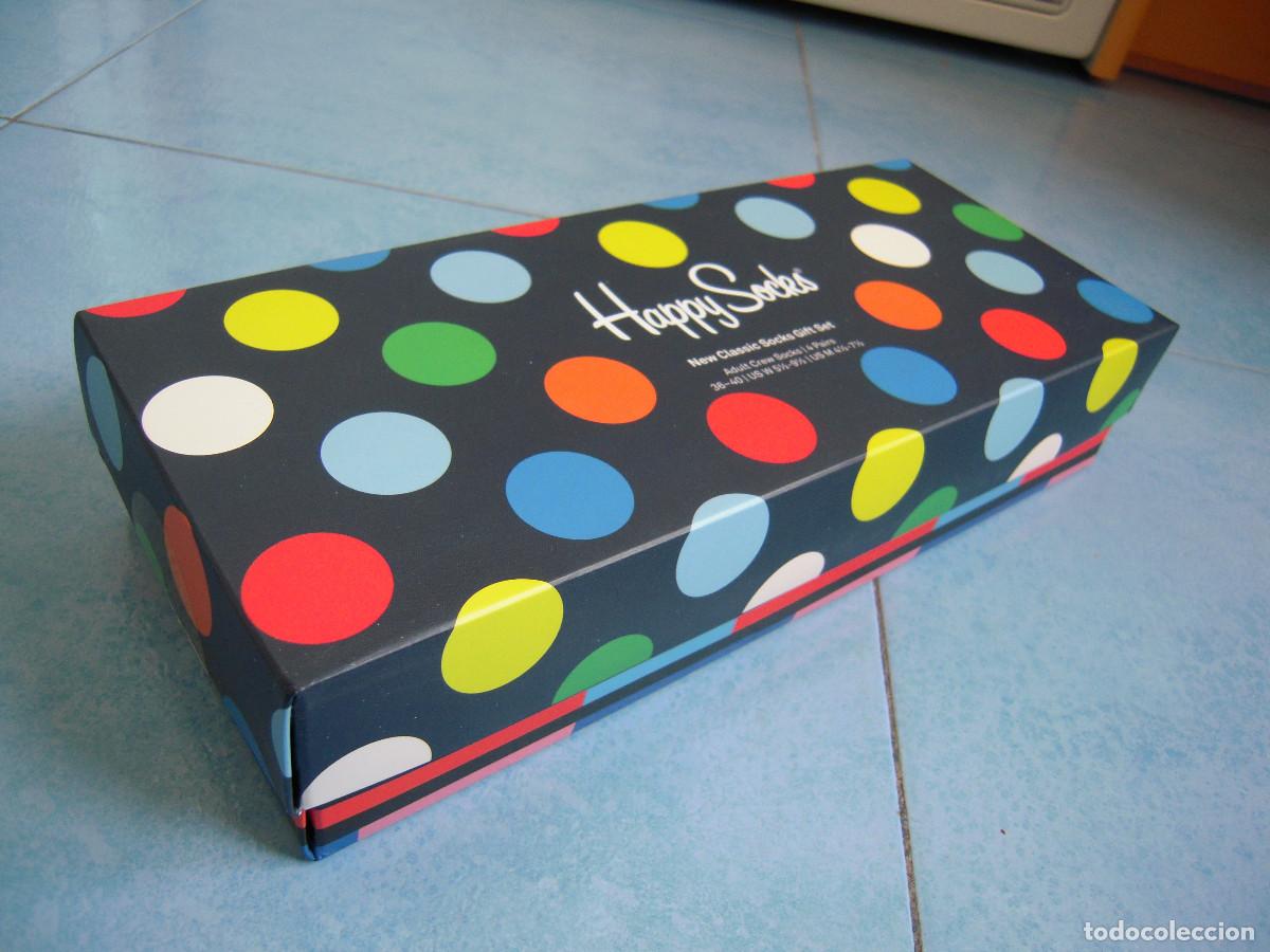 Boxes and metal boxes: Caja de cart&oacute;n calcetines Happy Socks