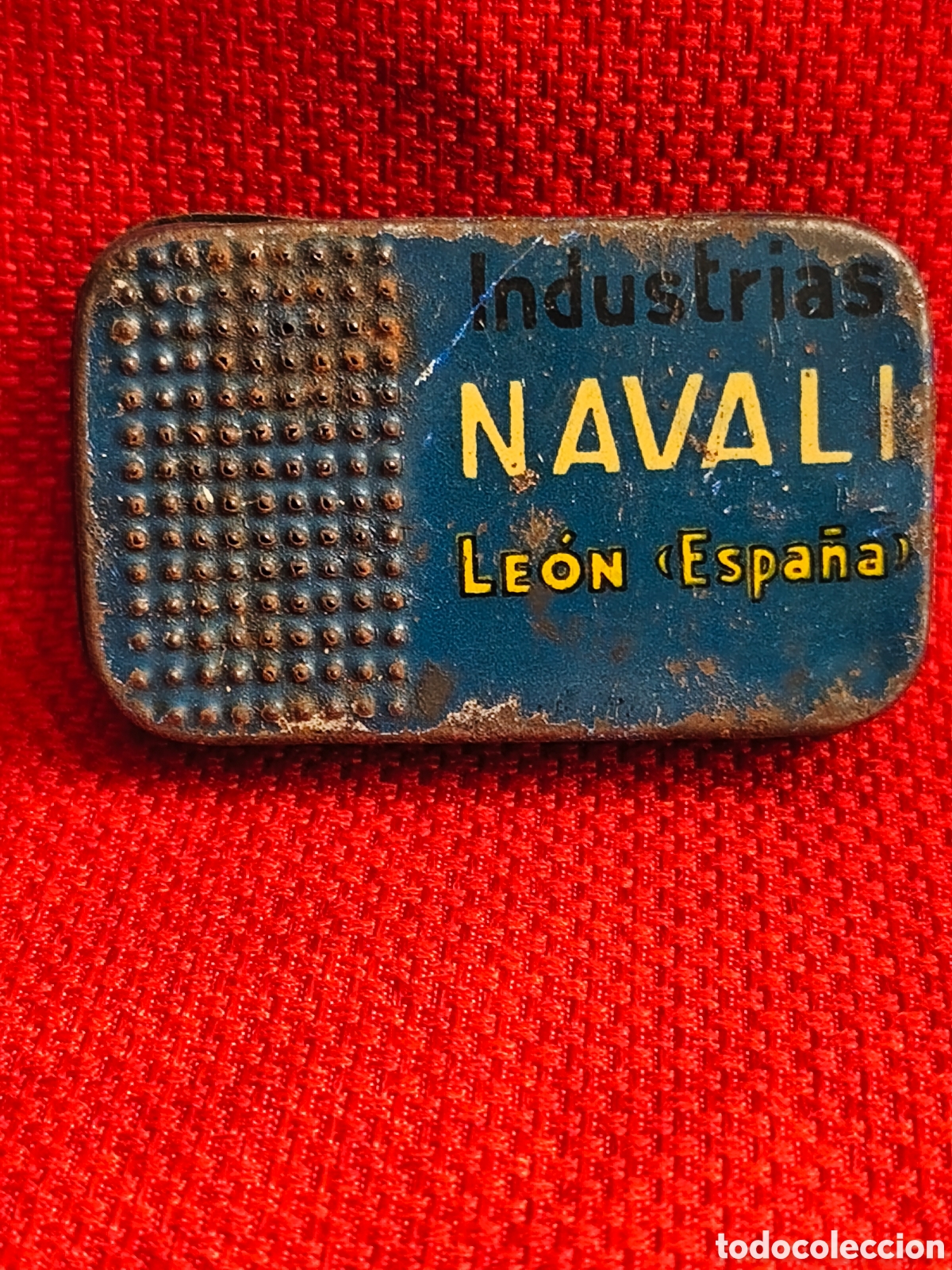 Cajas y cajitas met&aacute;licas: Caja de parches NAVALI - Le&oacute;n ( bicicleta ) - Foto 2