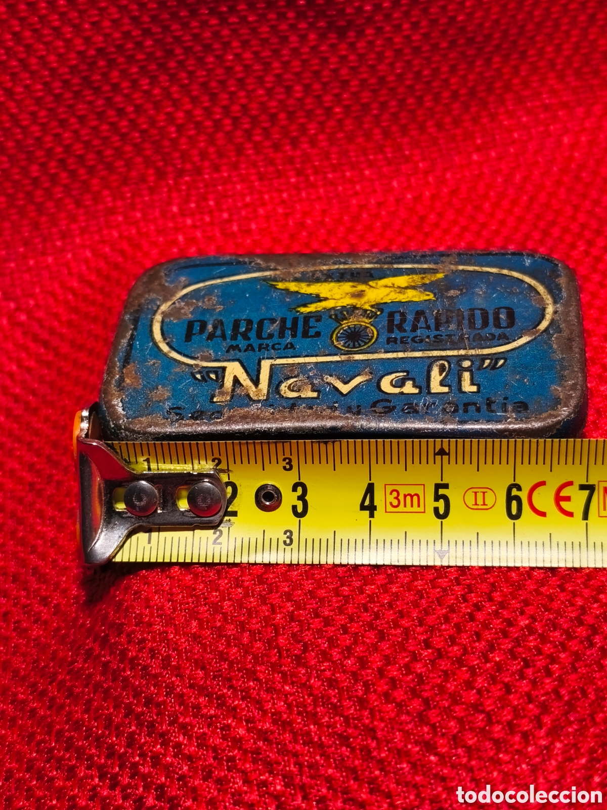 Cajas y cajitas met&aacute;licas: Caja de parches NAVALI - Le&oacute;n ( bicicleta ) - Foto 4