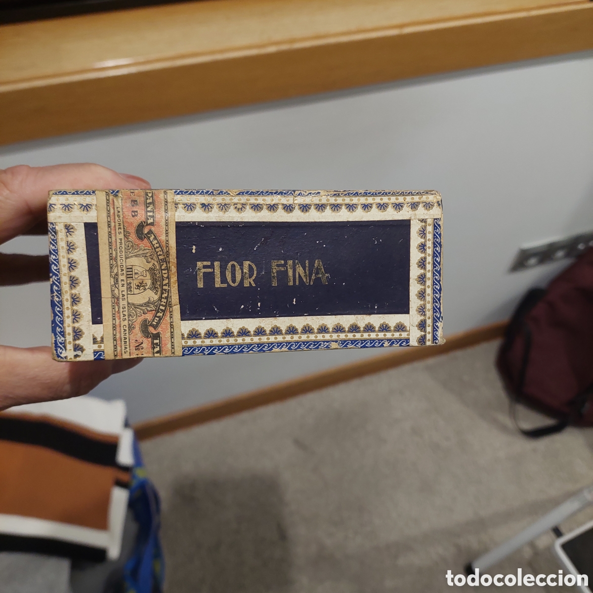 Cajas y cajitas met&aacute;licas: Caja de puros Labores. - Foto 7