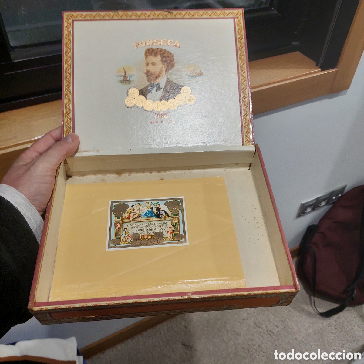 Cajas y cajitas met&aacute;licas: Caja de puros Fonseca. - Foto 6