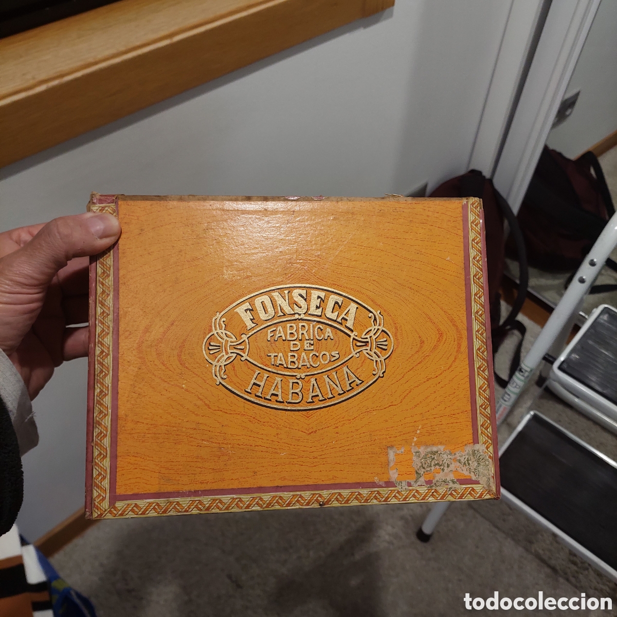 Cajas y cajitas met&aacute;licas: Caja de puros Fonseca. - Foto 1
