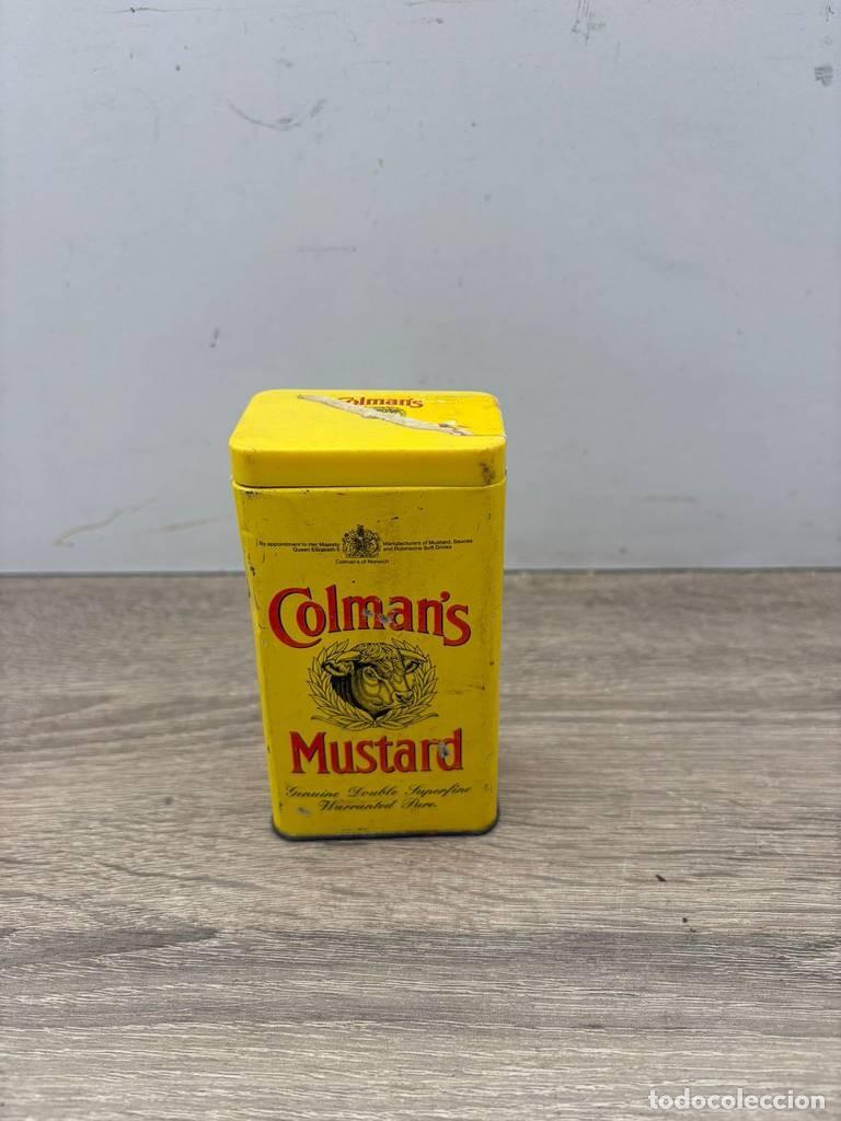 Cajas y cajitas met&aacute;licas: LATA DE COLMAN&rsquo;S MUSTARD - Foto 1